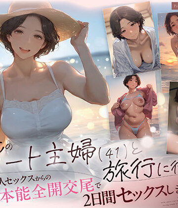 【エロ漫画raw】バ先のパート主婦（41） と旅行に行ったらいちゃラブ恋人セックスからの性欲剥き出し本能全開交尾で2日間セックスしまくった話(d_711436)