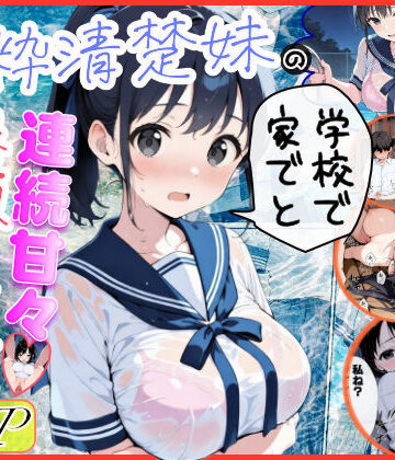 【エロ漫画raw】純粋清楚妹のブラ透け事件から、学校で家でと連続甘々中出し懇願SEXした話(d_739883)