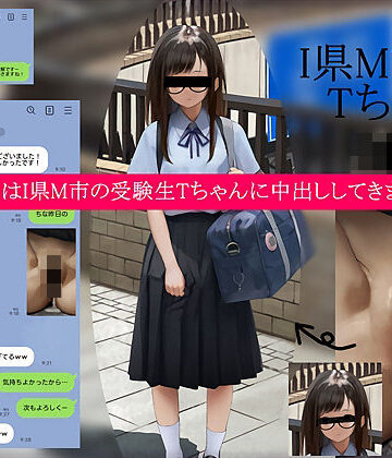 【エロ漫画raw】今回はI県M市の受験生Tちゃんに中出ししてきました。【2月10日まで高画質マン写＆本人目線モザイク無し画像付き】(d_722332)
