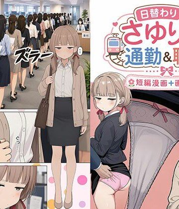 【エロ漫画raw】日替わりさゆりさんの通勤＆職場 短編漫画＋画像集(d_785760)