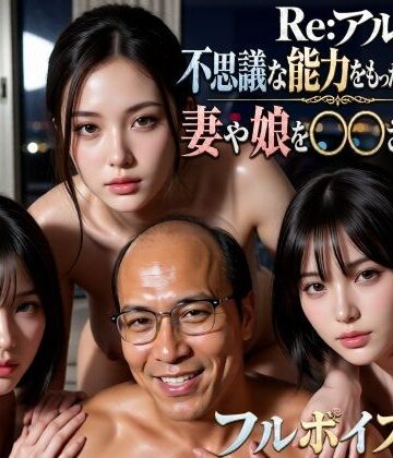 【エロ漫画raw】Re:アル 不思議な能力をもったおっさんに妻や娘を〇〇された話(d_797374)