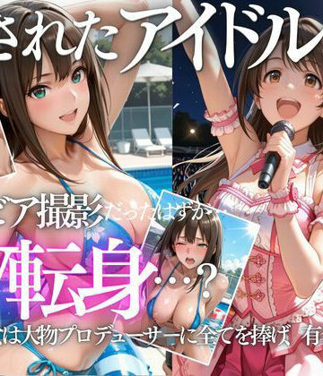 【エロ漫画raw】清楚系アイドルの初グラビア撮影…実は騙されて生中出しAVに転落(d_802335)