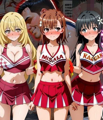 【エロ漫画raw】交際がバレたチアリーダーにお仕置き種付けした話〜とある科学の超電◯砲編〜(d_809465)