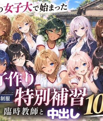 【エロ漫画raw】田舎の女子大で始まった子作り特別補習 〜臨時教師の濃厚中出し10連発〜(d_819018)