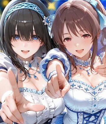 【エロ漫画raw】昼は清純アイドル夜は生オナホ生活 鷺●文香＆三●美優(d_820349)