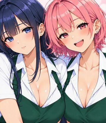 【エロ漫画raw】バイト先ハーレム イメチェンしたらギャルと清楚な同僚とえっちな生活になった話(d_828074)